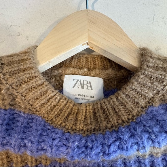 Zara Knit Striped Sweater Size Small - Picture 4 of 4
